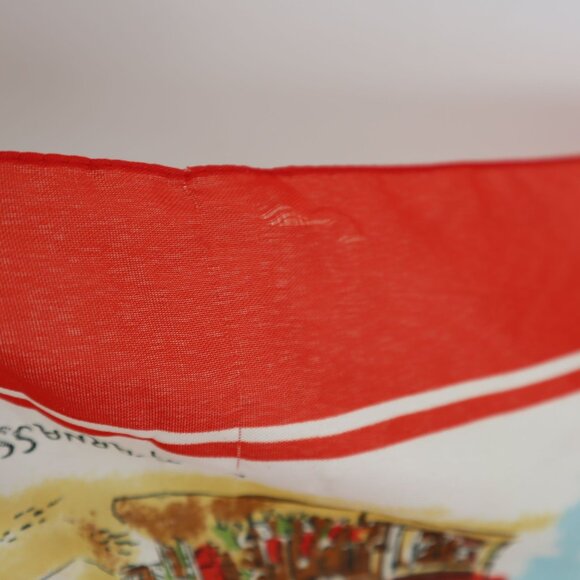 Paris Scarf Red Classic Career Versatile Travel Casual Everyday Weekend Office - Picture 11 of 11